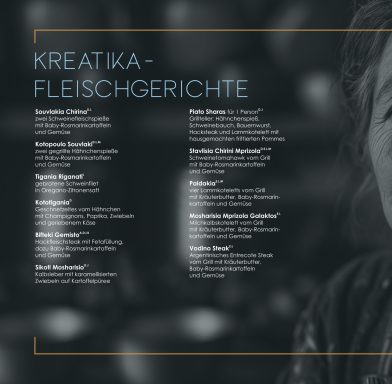 KREATIKA FLEISCHGERICHTE